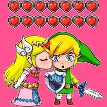 Linne för Flickor barnens “Eternal Love” – Parodi Zelda