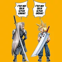 Casquette Enfant Clad Strife Vs Sephiroth « Final Fantazizi Remake ! » – Parodie Final Fantasy VII