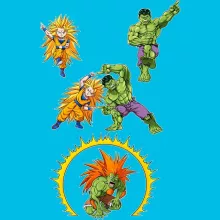Cappello Son Goku “Son Goku; Hulk e Blanka” – Parodia dei Dragon Ball Z