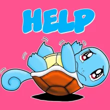 Squirtle Kinderen Meisjes Tank Top – Pokémon parodie