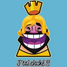 Body bébé Le Roi « J'tai Clashé !! » – Parodie Clash Royale