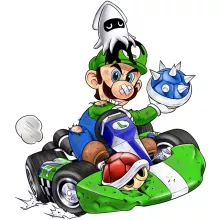 Luigi Mug – Mario Kart parody