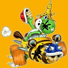 Gorra Yoshi – Parodia de Mario Kart