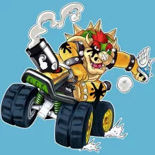 Body de bebé Bowser – Parodia de Mario Kart