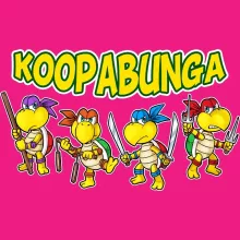Donatello Women's Tank Top “Donatello, Leonardo, Raphael, Michelangelo and Koopa Troopa” – Super Mario parody
