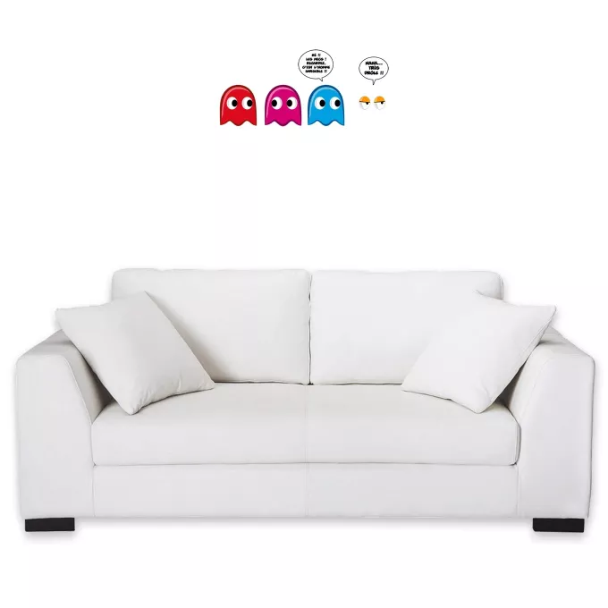 Stickers Déco Parodie Pacman Le Fant - Homme invisible !