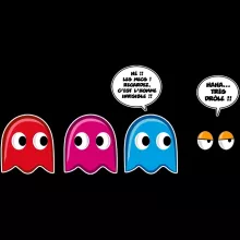Sweat à capuche Enfant « Le Fant - Homme invisible ! » – Parodie Pacman
