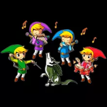 Link Vrouwen Tank Top “Link en Link” – Zelda parodie