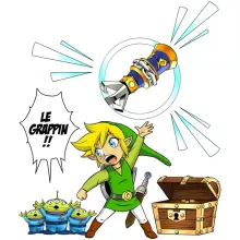 Bonés de Verão para crianças – Zelda de parodia