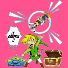 Camisola de alças crianças raparigas – Zelda de parodia