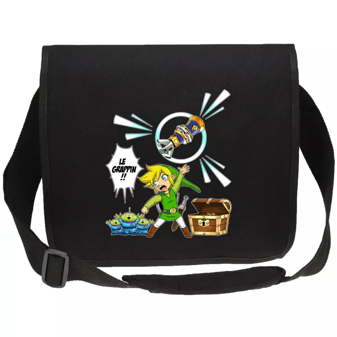 Sacos de lona para estudantes Paródia Zelda