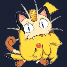 Pikachu Hoodie “Pikachu and Meowth” – Pokémon parody