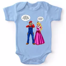 Body bébé manches courtes (garçons) Parodies Jeux Vidéo