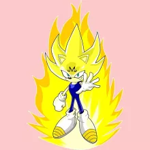 Body bebè (bimba) Super Sonic X Son Goku 3 – Parodia dei Dragon Ball Z