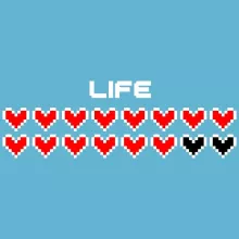 Life Pixel Design Baby Strampler – Parodie auf Videospiel Pixel