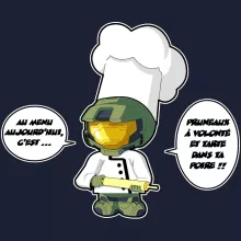 Sweat-Shirt à capuche Master Chief « Master Chef... » – Parodie Halo