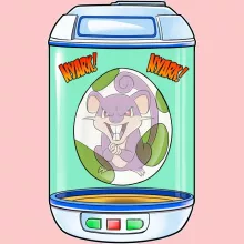Rattata Body baby (flicka) – Parodi Pokémon