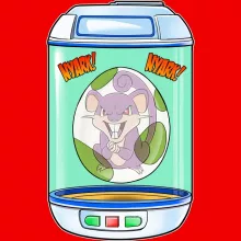 Rattata Women T-shirt – Pokémon parody