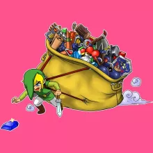Camisola de alças crianças raparigas Link – Zelda de parodia
