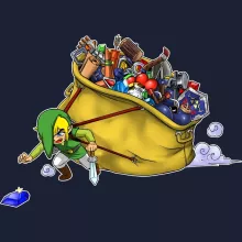 Camisola com capuz Link – Zelda de parodia