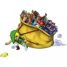 Fatinho sem mangas para bebé Link – Zelda de parodia