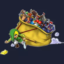 Camisola com capuz Link – Zelda de parodia