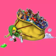 Camisola de alças crianças raparigas Link – Zelda de parodia