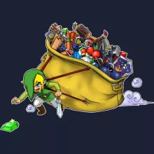 Camisola com capuz Link – Zelda de parodia