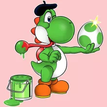 Baby Bodysuit (Baby Girls) – Yoshi parody