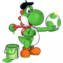 Camiseta de tirantes “Yoshi verde” – Parodia de Yoshi