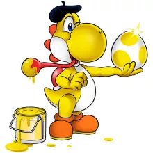 Body bebè senza maniche “Yoshi giallo” – Parodia dei Yoshi