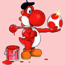 Red Yoshi Body baby (flicka) – Parodi Yoshi