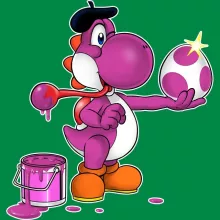 Purple Yoshi Kid Cap – Yoshi parody