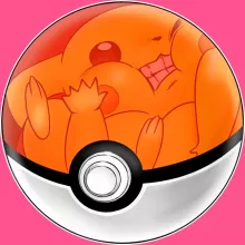 Das Pokeball Mädchen Kinder Tank top “Das Pokeball auf Pikachu” – Parodie auf Pokémon