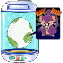 Gorra Niño e Niña Rattata – Parodia de Pokémon