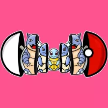 Débardeur Enfant Fille Carapuce « Poké-russe Vol.1 » – Parodie Pokémon