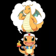 Body bébé « Quand tu rêve de devenir un Colosse... » – Parodie Pokémon