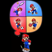 Custodia per smartphone Mario “Mario e Wii Fit” – Parodia dei Super Mario