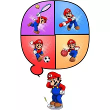 Canotta da Uomo Mario “Mario e Wii Fit” – Parodia dei Super Mario