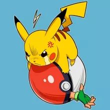 Bonés de Verão para crianças Ash Ketchum “Ash Ketchum e Pikachu” – Pokémon de parodia