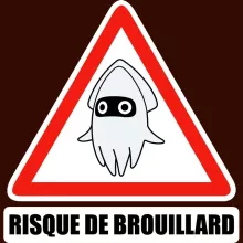 T-shirt Femme Poulba « Risque de Brouillard ! » – Parodie Mario Kart