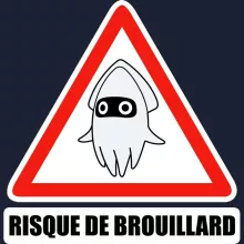 Sweat-Shirt à capuche Poulba « Risque de Brouillard ! » – Parodie Mario Kart