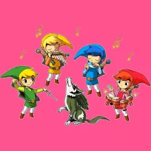 Camisola de alças crianças raparigas Link – Zelda de parodia