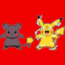 Pikachu Damen T-shirt – Pokémon parodie