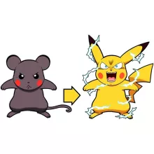 Pikachu totebag – Pokémon parody