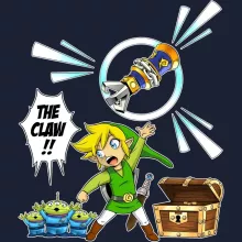 Link Hoodie “Link and the Aliens” – Zelda parody
