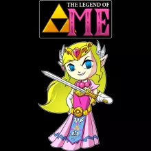 Sweat à capuche La Princesse Zelda « The Legend of...ME ! » – Parodie Zelda