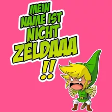 Link Mädchen Kinder Tank top – Parodie auf Zelda
