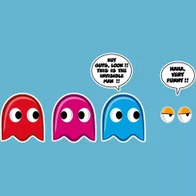 Baby Bodysuit – Pacman parody