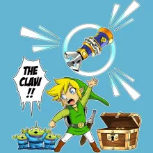 Link Baby Bodysuit “Link and the Aliens” – Zelda parody